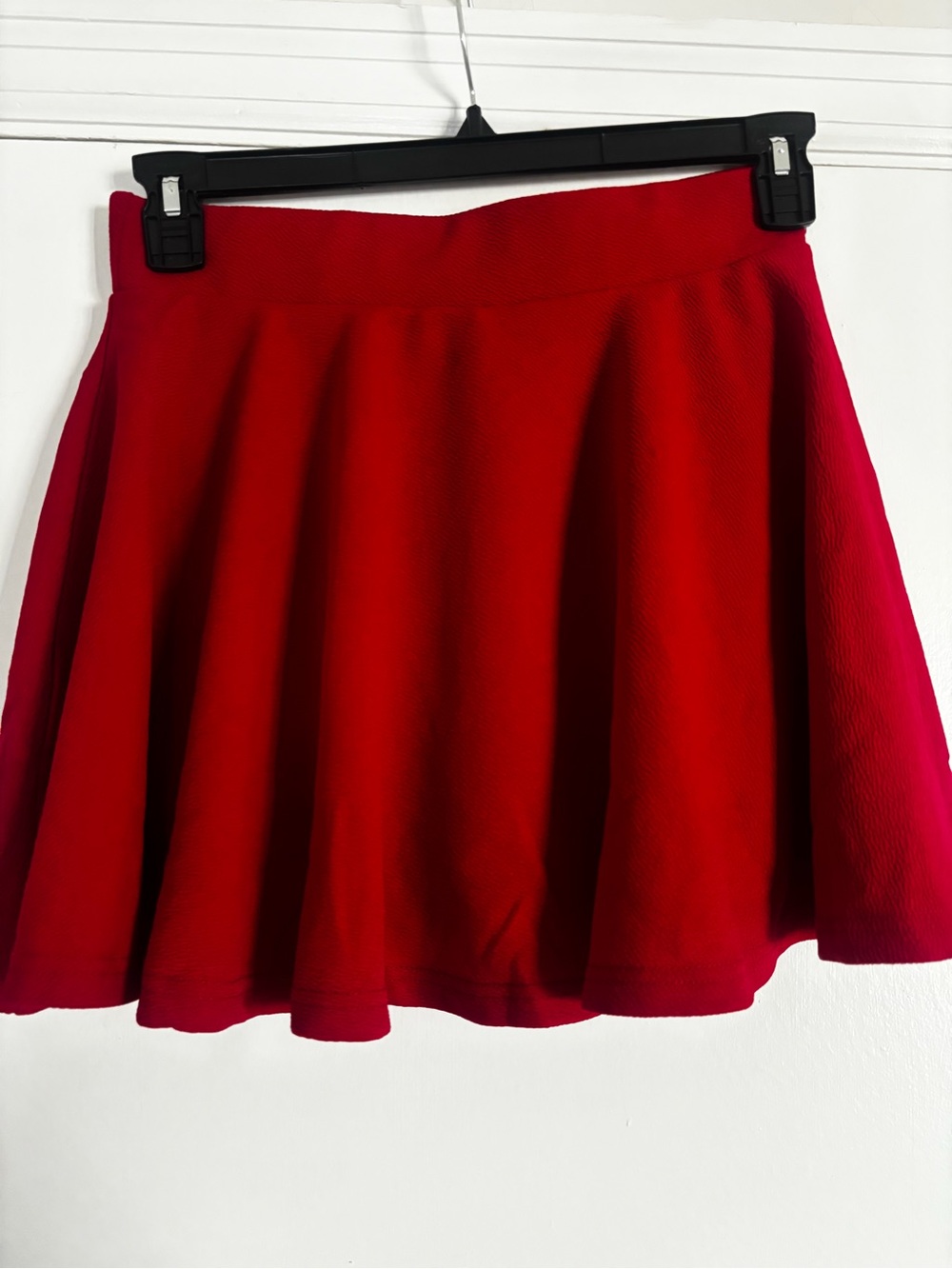 By Johnny Vibrant Red Circle Skirt